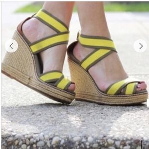 Tory Burch Wedge Espadrille Sandals